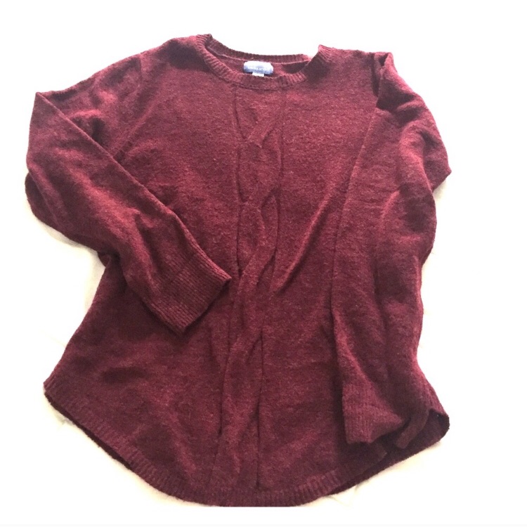Raspberry Sweater